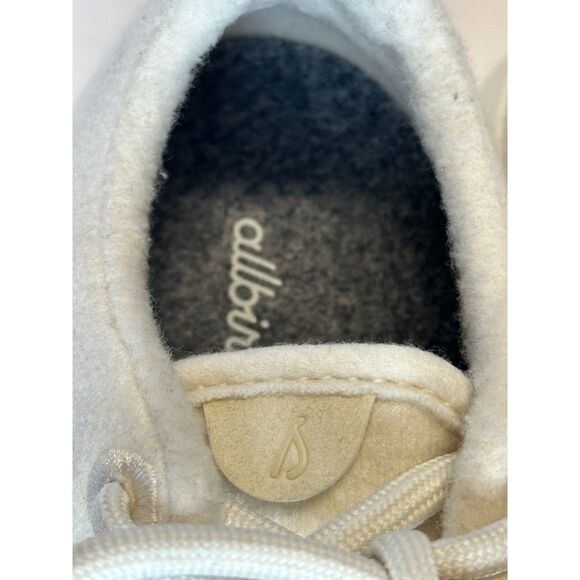 Allbirds Women's Size 8 Natural White Women's Wool Runners Shoes Lace Up EUC - Picture 9 of 10